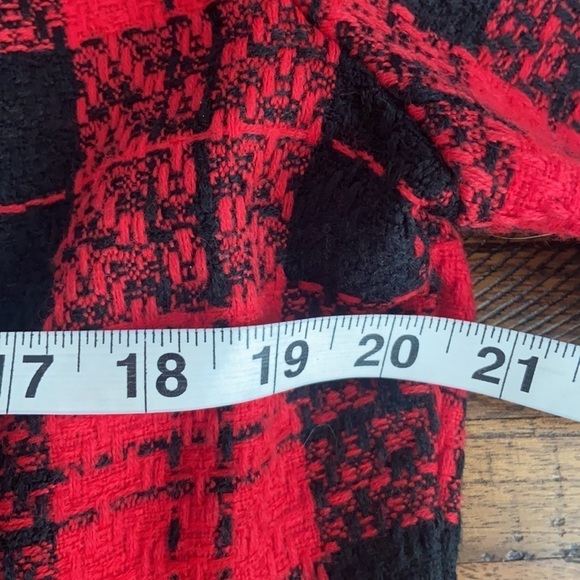 Studio C Vintage jacket blazer business casual black and red plaid size - Picture 10 of 16